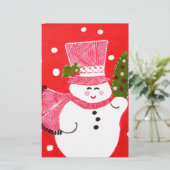 Papeterie Snowman (Debout devant)
