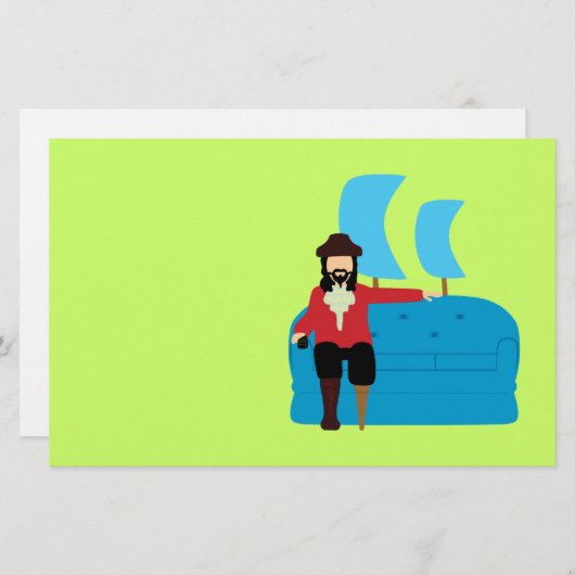 Papeterie Sofa Pirate (Devant / Derrière)