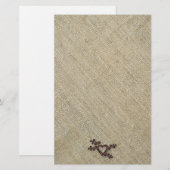 Papeterie soie crue (Devant / Derrière)