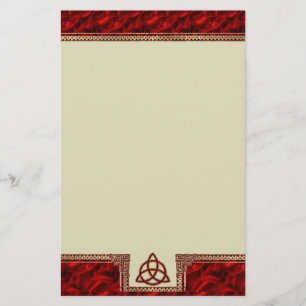 Papeterie Soie de rouge de Triquetra