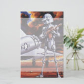 Papeterie Soldats militaires vintages de robot de la (Debout devant)