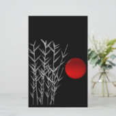 Papeterie Soleil rouge noir blanc zen (Debout devant)