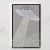 Papeterie Soucoupe volante (Devant / Derrière)