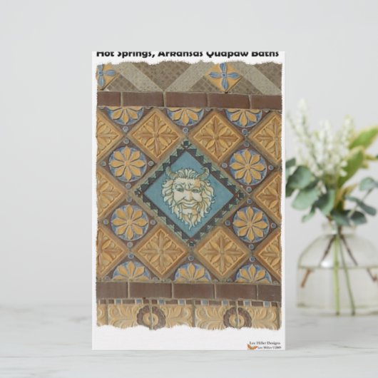 Papeterie Sources d'eau chaude, AR Quapaw Dome Tiles Cadeaux (Debout devant)