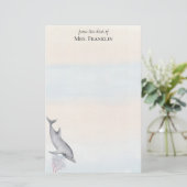 Papeterie Sous le dauphin marin Personnalisé 2 (Debout devant)