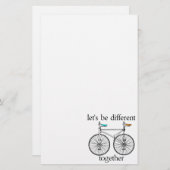 Papeterie Soyons différents ensemble (Devant / Derrière)