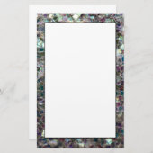 Papeterie Sparkly colourful silver mosaic (Devant / Derrière)