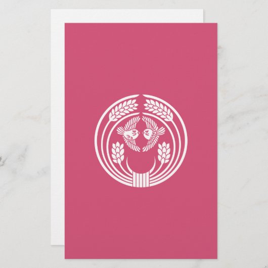 Papeterie Sparrows in embracing (Devant / Derrière)