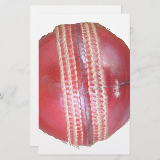 Papeterie Spin Master's Sphere : Une balle de cricket à gauc (Devant / Derrière)