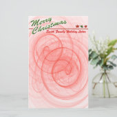 Papeterie Spirales et étoiles de Noël (Debout devant)