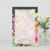 Papeterie Splendid Gathering - Pink and Orange Flowers (Debout devant)