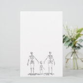 Papeterie squelettique de famille (Debout devant)