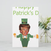 Papeterie st patrick trump leprechaun (Debout devant)