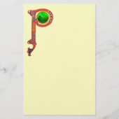 PAPETERIE ST PATRICK'S DAY CÉLTIC P MONOGRAM AVEC SHAMROCK (Devant)