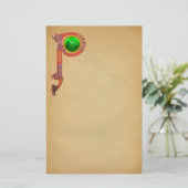 PAPETERIE ST PATRICK'S DAY CÉLTIC P MONOGRAM AVEC SHAMROCK (Debout devant)