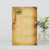 PAPETERIE ST PATRICK'S DAY CÉLTIC P MONOGRAM AVEC SHAMROCK (Debout devant)