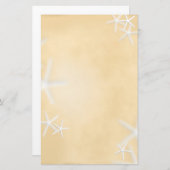 Papeterie Starfish sur papier d'écriture Brown (Devant / Derrière)