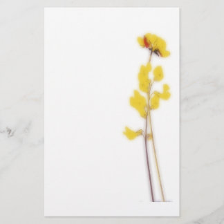 Papeterie Statiery with yellow flowers