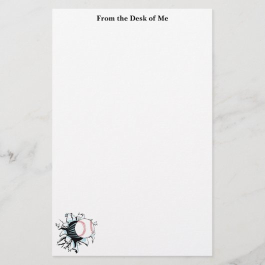 Papeterie Station de base-ball (Devant)