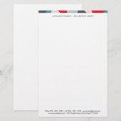 Papeterie Station immobilière professionnelle géométrique (Devant / Derrière)