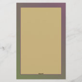 Papeterie Stationaire personnelle du Rose romantique (Dos)