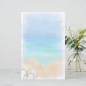 Papeterie Stationery Beach Scene (Debout devant)