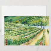 Papeterie Stationery California Vineyard (Devant / Derrière)