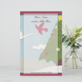 Papeterie Stationery de la scène de Noël (Debout devant)