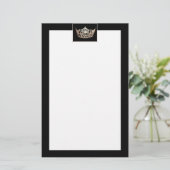 Papeterie Stationery style Crown Borders de Miss America (Debout devant)