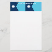 Papeterie Stationery with Flag of Minnesota, USA (Devant)