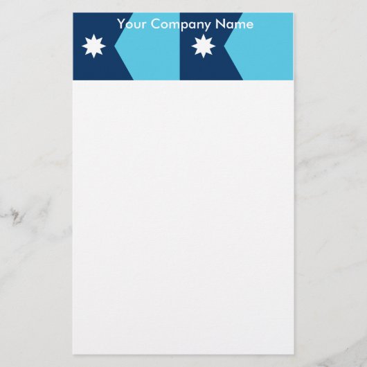 Papeterie Stationery with Flag of Minnesota, USA (Devant)
