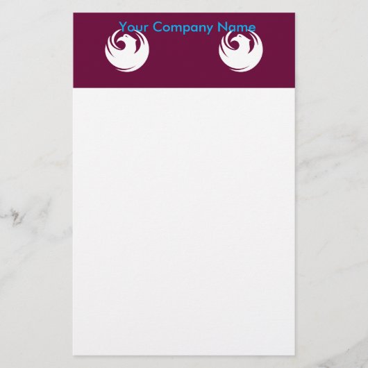 Papeterie Stationery with Flag of Phoenix, Arizona (Devant)