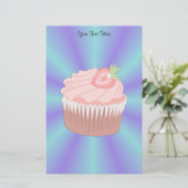 Papeterie Stationique Cupcake fraise (Debout devant)