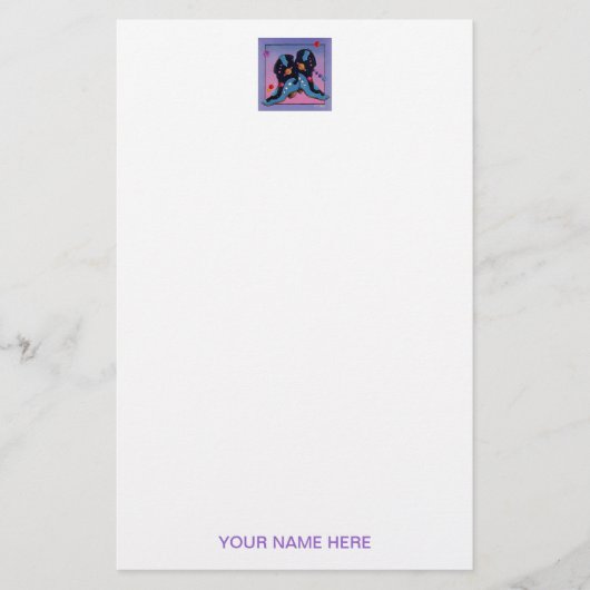 Papeterie Stationnaire - Bottes Cowboy De Minuit (Devant)