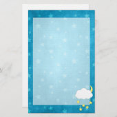 Papeterie Stationnaire mobile de nuage (Devant / Derrière)