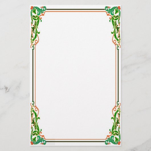 Papeterie Stationnaire Moderne florentin (Devant)