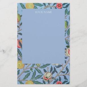 PAPETERIE STATIONNAIRE : WILLIAM MORRIS "BLUE POMEGRANATES"