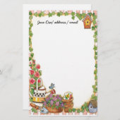 Papeterie Stationniste personnalisée (Devant / Derrière)