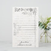 Papeterie Stationniste personnalisée (Debout devant)