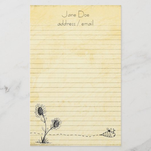 Papeterie Stationniste personnalisée (Devant)