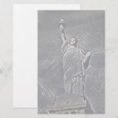 Papeterie Statue de la Liberté (Devant / Derrière)