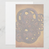Papeterie Steampunk Rusty (Devant / Derrière)