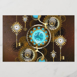 Papeterie Steampunk Rusty Background