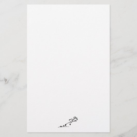 Papeterie Stickman Sprinter Track and Field Paper (Devant)