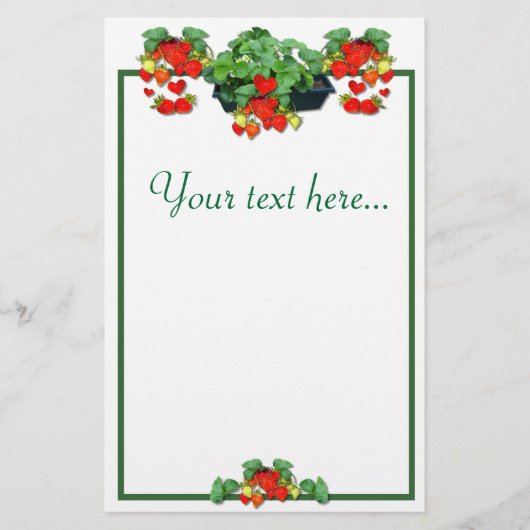 PAPETERIE STRAWBERRY LOVE (Devant)