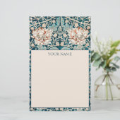 PAPETERIE STSTIONERY : WILLIAM MORRIS : HONEYSUCKLE (Debout devant)