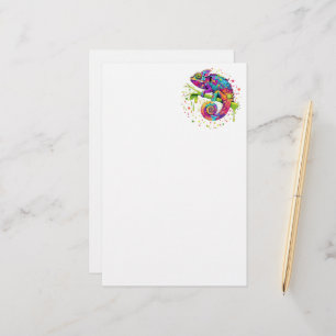 Papeterie Style d'aquarelle des teintures Chameleon