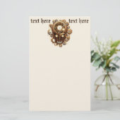 Papeterie Style gothique crâne vapeur (Debout devant)