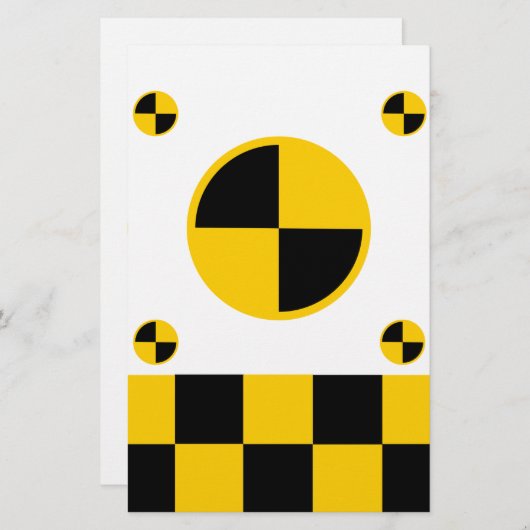 Papeterie Style gras des marqueurs de test d'écrasement (Devant / Derrière)