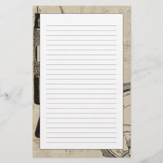 Papeterie Stylos de fontaine et Watchface avec des notes (Devant)